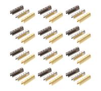 CIMAXIC 150pcs Embouts de Lacets en Métal Or Lisses pour Réparation Facile des Lacets, Diamètre 4mm Longueur 20mm, Accessoires Solide pour Chaussures et Baskets