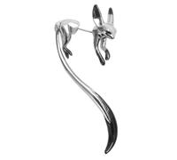 CIMAXIC 1pièce Boucles Oreilles Femme Fantaisie Blanc Orné de Renard Cadeau Élégant pour Anniversaire Mariage et Fête