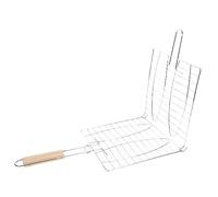 CIMAXIC 1Pièce Panier de Grillade à Barbecue Longue Accessoire de Cuisine pour Viandes pour Rôtir de Poulet Steak Poisson