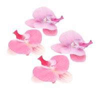 CIMAXIC 2 Paires de Clips à Chaussures Fleur D’orchidée, Décorations Amovibles en Plastique, Légères, pour Sandales et Tongs, Usage Quotidien ou Plage