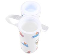 CIMAXIC 2 Pièces Barillet Thermique Transporteur Plus Chaud Bouteille Isolant Échauffement pour Biberon Portable Garder Le Lait De Bébé Au Chaud Donjon Petit Isolé PVC
