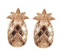 CIMAXIC 2 Pièces Broche Ananas Cartoon Zinc Alliage Lot de Pins Épingles Mode Accessoire Plage Femme pour Chapeaux Foulards Manteaux et Sacs