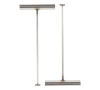 CIMAXIC 2 pièces crochet de traction en acier inoxydable outil de levage pour plaque d'égout adapté au travail et à la vie quotidienne