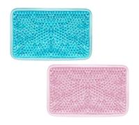 CIMAXIC 2 Pièces Poche de Glace en Gel, Pack de Glace Réutilisable, Compresses Chaudes et Froides, Pvc et Gel, Soulagement, pour Mains et Tête, Jours D'été Chauds,