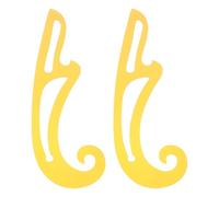 CIMAXIC 2 règles courbes françaises en arc de cercle - Kit de gabarits de dessin - Outil de mesure et de traçage pour la création professionnelle de vêtements, de planches de menuiserie, de bandes