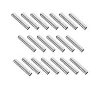 CIMAXIC 20 Pièces Embouts de Lacets Métal Argentés DIY pour Chaussures | Pièces à Monter Soi-même, Simple à Installer, pour Petits Budgets, Conseils pour Lacets de Chaussures