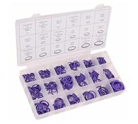 CIMAXIC 270pièces Kit de Joints Toriques Caoutchouc Nitrile pour Réparation Automobile Étanchéité Résistante Haute Température pour Climatisation et Compresseur