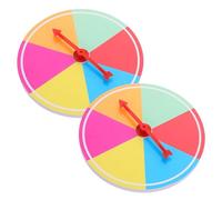 CIMAXIC 2pcs Roue de Jeu avec Flèches Tournantes en Carton Rigide et Plastique, Flèche Tournante pour Jeux, Encourage Interaction Sociale Lors de Réunions Familiales
