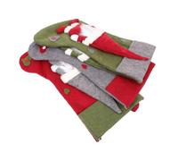 CIMAXIC 3 Pièces De Noël Veille Ornements Noël Nom Stockage Les Chaussettes De Noël Décoration Père Faux Pendaison Décor De Chaussette De Noël Tissu Non Tissé