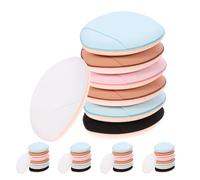 CIMAXIC 35 mini houppettes à maquillage : petites houppettes fixatrices pour poudre, estompeuses et coussinets de maquillage avec boîte pour fixer l'anticernes et les crèmes réparatrices sous