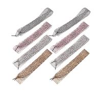 CIMAXIC 4 paires de lacets à motif guépard : lacets souples à motif léopard - de rechange pour baskets et chaussures décontractées pour femmes et filles, 130 cm / 51,2 pouces