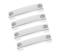 CIMAXIC 4 Pièces Boucle D'arrimage pour Terrasse de Camping-Car, Œillet D'arrimage pour Camping-Car, Acier Inoxydable 316, Argenté, des Vibrations Bruit, Ajustement Précis,