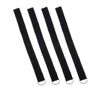 CIMAXIC 4 Pièces Dragonne Pour Poussette Bouton De Poignée De Porte Bouton Fleur Bouton En Forme De Coeur Source De Kit Universel Kit De Réservoir Eye-liner Simple Black Néoprène