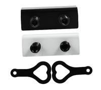 CIMAXIC 4 Pièces Serrure De Fenêtre Sécurité Air Loquet Serrures Ouverture Serrure De Porte Portative Bars Canne à Pêche Garde Armoire Protecteurs Unité Trousse Portable Acier Inoxydable
