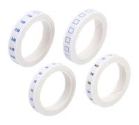 CIMAXIC 4rouleaux Ruban Washi de Bureau pour Planification et Efficacité Papier Adhésif Décoratif Fin Bande de Taping pour Organisation Hebdomadaire et Scrapbooking
