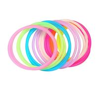 CIMAXIC 50 Pièces Accessoires Lumineux Bracelets En Gelée Années 80 Accessoires Pour Cheveux Qui Brillent Dans Accessoires De Cheveux Au Néon Bracelets De Gelée Gel De Silice