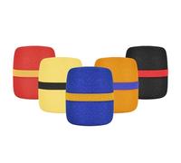 CIMAXIC 5pcs Bonnettes Micro en Mousse Épaisse Couverture Anti-vent pour Microphone Usage Scène et Podcast Couleur Aléatoire