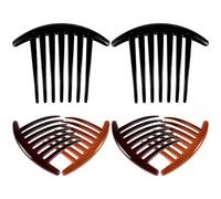 CIMAXIC 6 pièces Peignes Latéraux à Dents Plastique pour Cheveux de Accessoires Coiffure Femmes Fixation Douce et Confortable pour Coiffures Quotidiennes et Événements