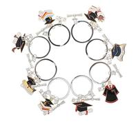 CIMAXIC 8 porte-clés de remise de diplôme 2026 - Breloques en métal - Souvenirs - Cadeaux de fin d'études - Cadeaux inspirants pour les étudiants de dernière année de lycée et
