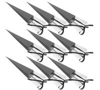 CIMAXIC Boîte à Fleurs Noire en Papier 10pcs pour Saint Valentin et Anniversaire, Rangement D'accessoires Petits et Présentation Présent Élégante