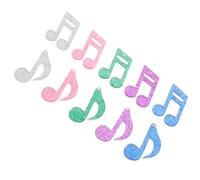 CIMAXIC Breloques de Bracelet Portable 10 Pièces en Acrylique Forme Note de Musique, Design Créatif pour Bracelets et Colliers, pour Bijoux Musicaux