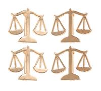 CIMAXIC Broche D'avocat en Alliage Or, Lot de 4 Pièces, Épingle à Bijoux Unisexe Détails Précis pour Costumes de Mariage et Événements Formels