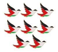 CIMAXIC Broche Palestine Élégante en Alliage de Zinc, Lot de 8 Pièces, Accessoire Léger et Polyvalent pour Vêtements et Manteaux, pour Occasions Spéciales et Usage Quotidien
