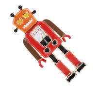 CIMAXIC Broche Robot Vintage Alliage pour Hommes Épingle Décorative Rétro pour Costume et Sac à Dos Accessoire Créatif et Esthétique Cadeau Unique et Résistant Décoloration
