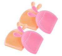 CIMAXIC Brosse Nettoyante Visage pour Nettoyage en Profondeur 4pcs en Silicone Outil Beauté Visage Exfoliante et Petite pour Peaux Sèches et Délicates