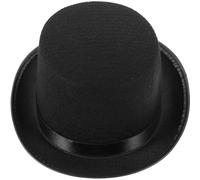 CIMAXIC Chapeau de Magicien Design Créatif et Unique en Tissu Léger Noir Facile à Transporter, pour Spectacles de Conjuration et Fêtes Déguisées Adultes