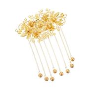 CIMAXIC Coiffe de Mariage Chinoise en Alliage Or, Épingle à Cheveux Style Ancien, Pratique et Élégante, Accessoire Mariage pour Mariée et Fille Lors de Cérémonies