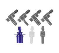 CIMAXIC Connecteurs pour Tensiomètre en Abs, 7 Pièces de Raccords D'adaptation Précis Installation Rapide, Accessoires de Rechange pour Usage à Domicile en Milieu