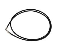 CIMAXIC Cordon Noir Collier Ras de Cou avec Fermoir en Acier Inoxydable en Cuir Simple et Résistant, Facile à Porter et Ne Se Déforme Pas pour Bijoux