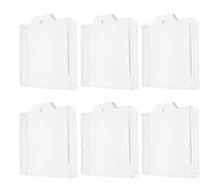 CIMAXIC Couvercle de Protection pour Interrupteur d'Alarme Incendie, 6pcs ABS Transparent, Montage Facile, Protection Contre Les Fausses Alarmes, Conçu pour Espaces Publics et
