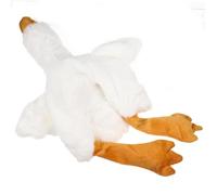 CIMAXIC Couvre-chef en Peluche D'oie Blanc Doux et Câlin, Coussin D'oie Mignon pour Performances et Séances Photo, Adapté aux Bébés et Tout-petits