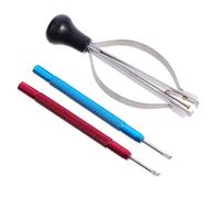 CIMAXIC Ensemble 3 Pièces D’Outils Lève-Aiguille de Montre Antidérapants Étuis de Rangement Portable, Outils de Démontage et Réparation de Montres Précis pour Horlogers et Amateurs