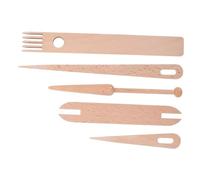 CIMAXIC Ensemble D'outils De Tissage en Bois Petit Métier À Tisser À Main Kit De Métier À Tisser Mini Navette Accessoire pour Couvertures Aiguilles À Tricoter