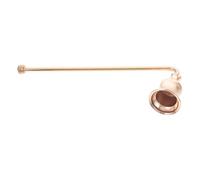 CIMAXIC Éteignoir à Bougie Accessoire Unique Élégant en Aluminium Or pour Éteindre la Flamme en Toute Sécurité et Minimiser la Fumée pour Maison