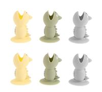 CIMAXIC Étui de Protection 6 Pièces en Silicone pour Brosse à Dents | Capuchons Réutilisables, Maintien Stable et Identification Rapide, pour Maison, Camping, Famille, Colocataires