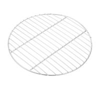 CIMAXIC Filet de Barbecue Rond en Acier Inoxydable, Petite Maille 1 Pièce | Grillage à Barbecue Argenté, Cuisson sur Grille, pour Steaks et Feux de Camp, Usage Extérieur