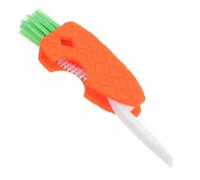 CIMAXIC goupillon - Nettoyeur bouteille brosse sucette bébé nettoyant pour porte-gobelet brosse à tétine nettoyant pour bouteilles brosse de nettoyage de bouteille d'eau Plastique Orange