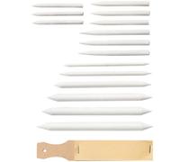 CIMAXIC Kit de Dessin et D'esquisse Ensemble Complet 16 Pièces Estompes en Papier Naturel et Bois, Outils de Peinture pour Effets Flous et Matériel pour Dessiner pour Croquis Adapté