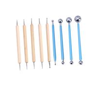 CIMAXIC Kit De Modelage pour Poterie en Argile 10 Pièces Stylets À Pointes Arrondies pour Aquarelle Et Acrylique