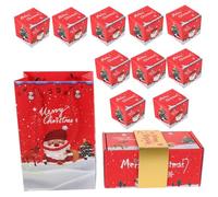 CIMAXIC Lot de 10 Boîtes À Bonbons Surprises De Noël Grimoire Bounce Box pour Fête