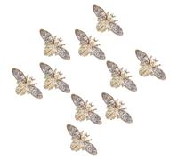 CIMAXIC Lot de 10 Breloques pour Ongles en Alliage 3d Forme Abeille Vintage, Décoration D'ongles DIY Automne, Bijoux Nails Art Compatibles Salon et Usage Personnel