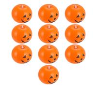 CIMAXIC Lot de 10 Set de Set de Ballons Citrouille en Latex Orange, Décoration Halloween Gonflable, Facile à Dégonfler Gonfler, Fêtes et Chambres D'garçon et Filles