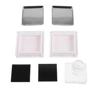 CIMAXIC Lot de 2 boîtes vides pour fards à paupières : Palette magnétique pour fards à paupières, Blush et Rouge à lèvres (30 mm), idéale pour Le Maquillage DIY et Les Voyages.