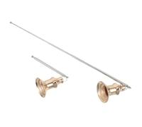 CIMAXIC Lot de 2 Outils pour éteindre Les mèches de Bougies : Outil d'entretien des mèches en métal - éteignoir télescopique pour Bougies Chauffe-Plat