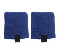 CIMAXIC Lot de 2 repose-pieds pour fauteuil roulant : protection douce et chaude pour les pieds par temps froid - Coussin de pédale antidérapant en peluche pour l'hiver