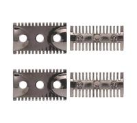 CIMAXIC Lot de 2 têtes de rasoir de sécurité de rechange - Tête traditionnelle à double tranchant pour rasoirs de sécurité - Outils en acier à peigne ouvert pour usage à domicile et en salon